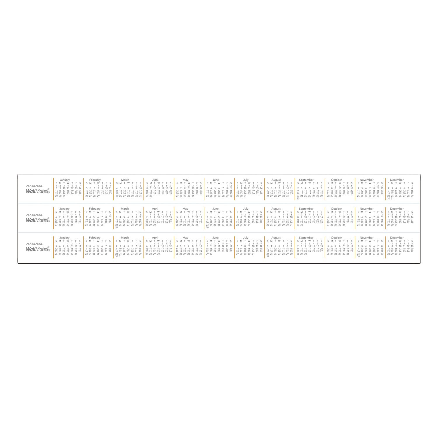 AT-A-GLANCE® WallMates® Self-Adhesive Dry Erase Planning Surfaces - Image 2