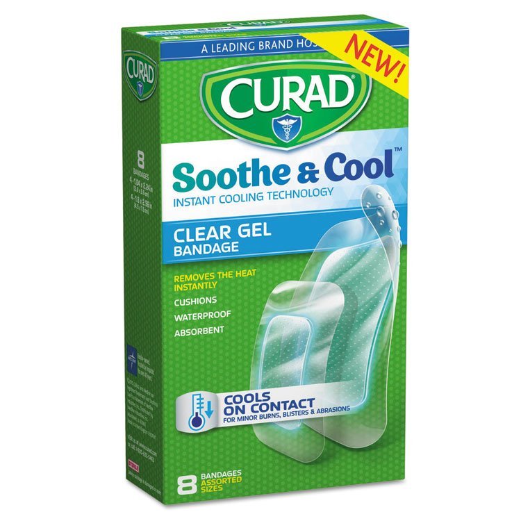 Curad® Soothe & Cool™ Clear Gel Bandages