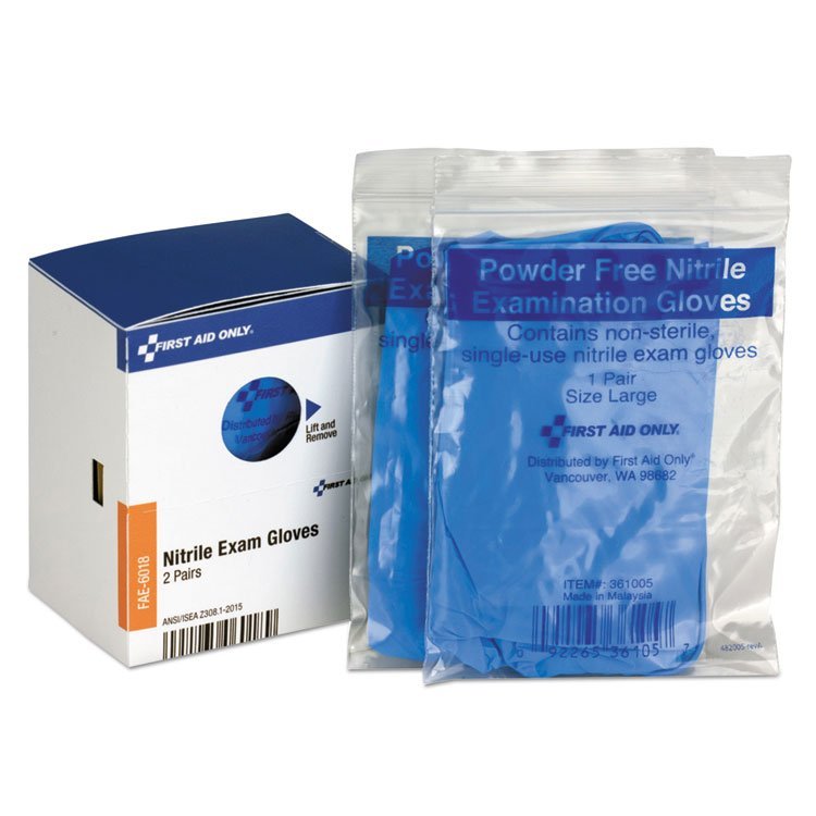 First Aid Only™ Nitrile Gloves