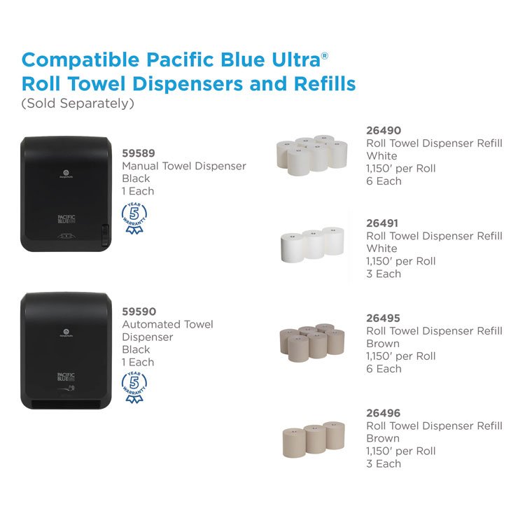 Georgia Pacific® Professional Pacific Blue Ultra™ Paper Towel Dispenser - Image 6