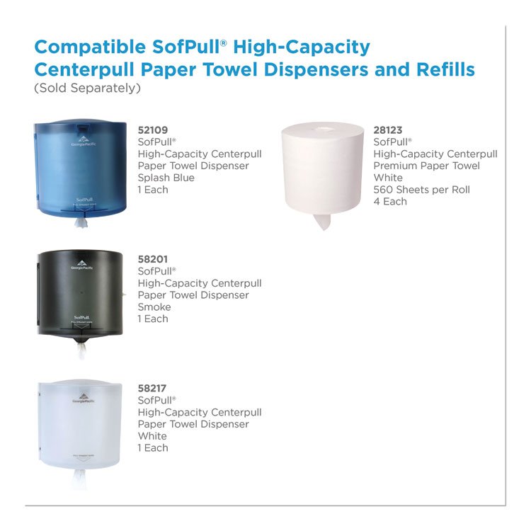 Georgia Pacific® Professional SofPull® CenterPull Perforated Paper Towels - Image 5