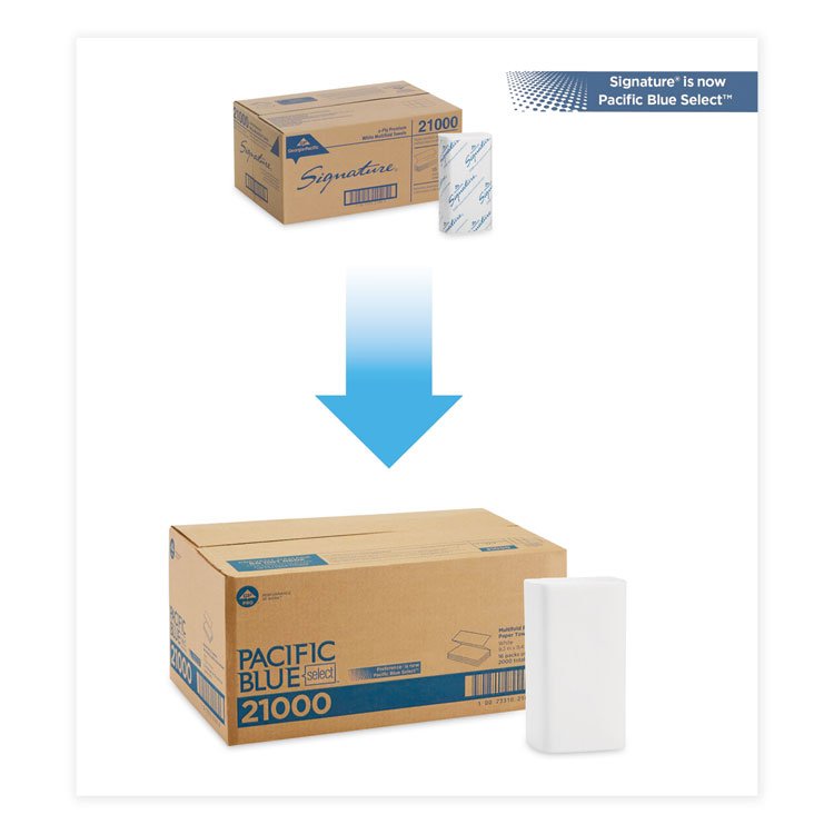 Georgia Pacific® Professional Pacific Blue Select™ Folded Paper Towels - Image 2