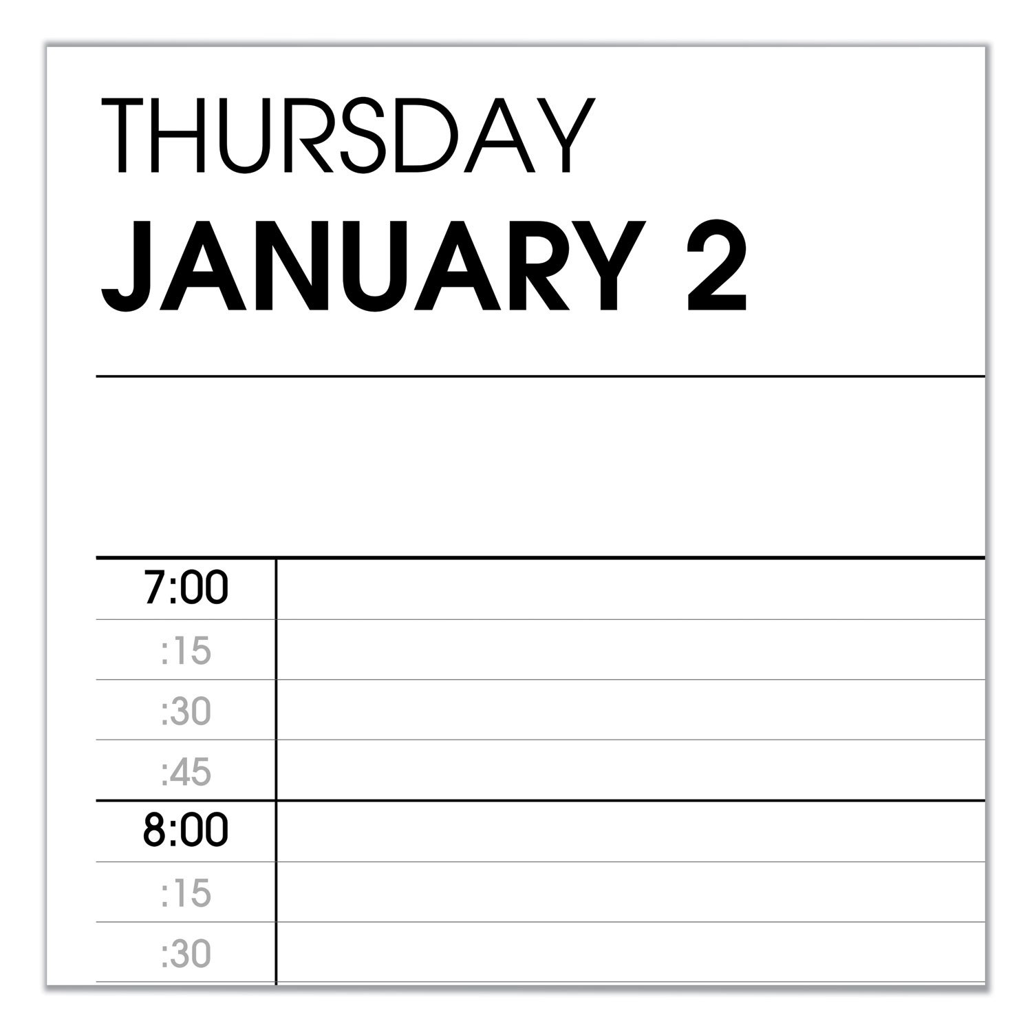 AT-A-GLANCE® Two-Person Group Daily Appointment Book - Image 4