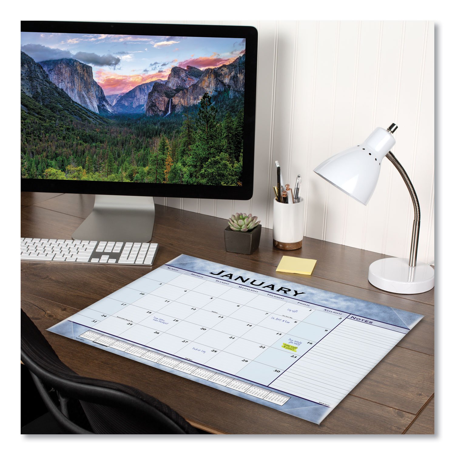 AT-A-GLANCE® Slate Blue Desk Pad - Image 2
