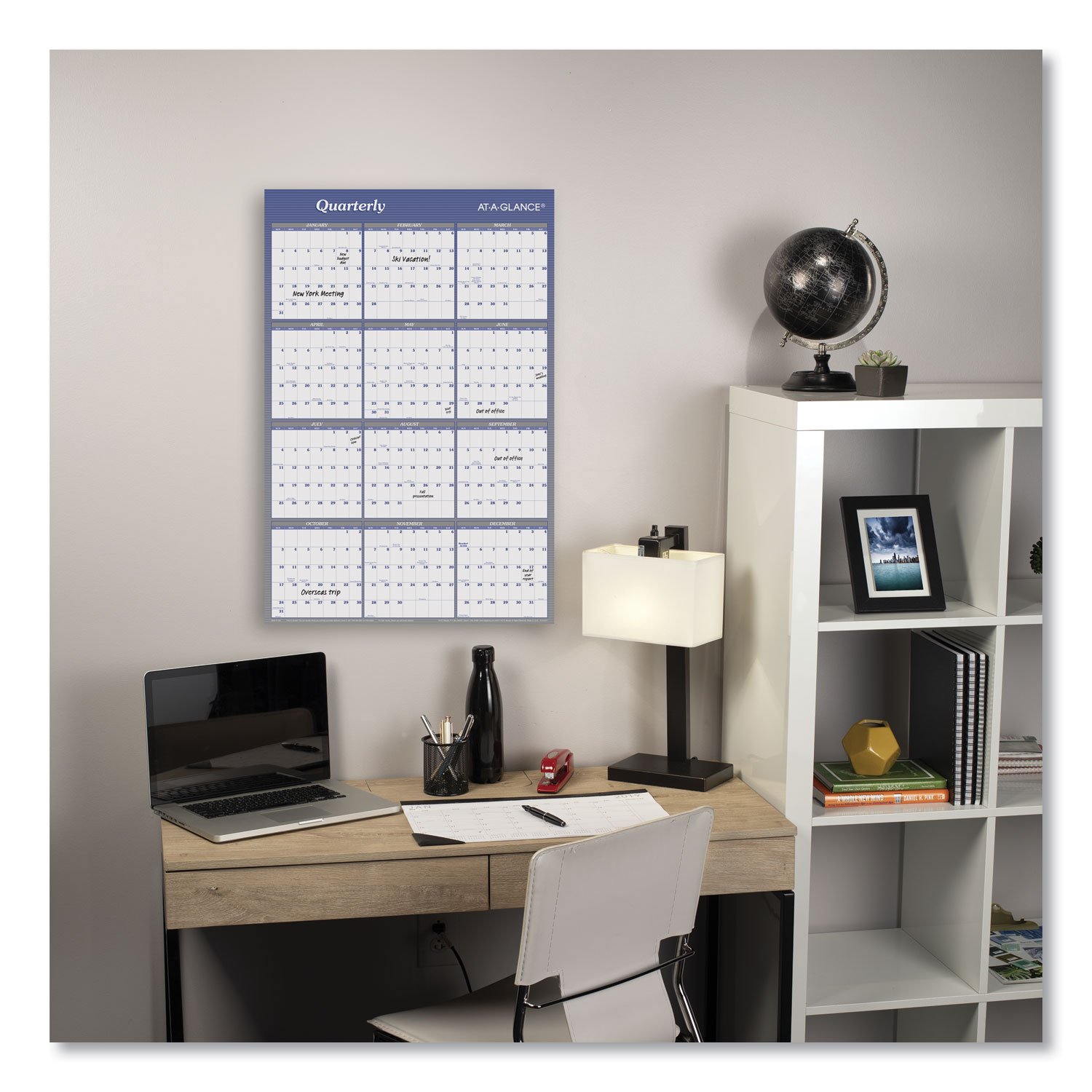 AT-A-GLANCE® Vertical/Horizontal Erasable Quarterly/Monthly Wall Planner - Image 5