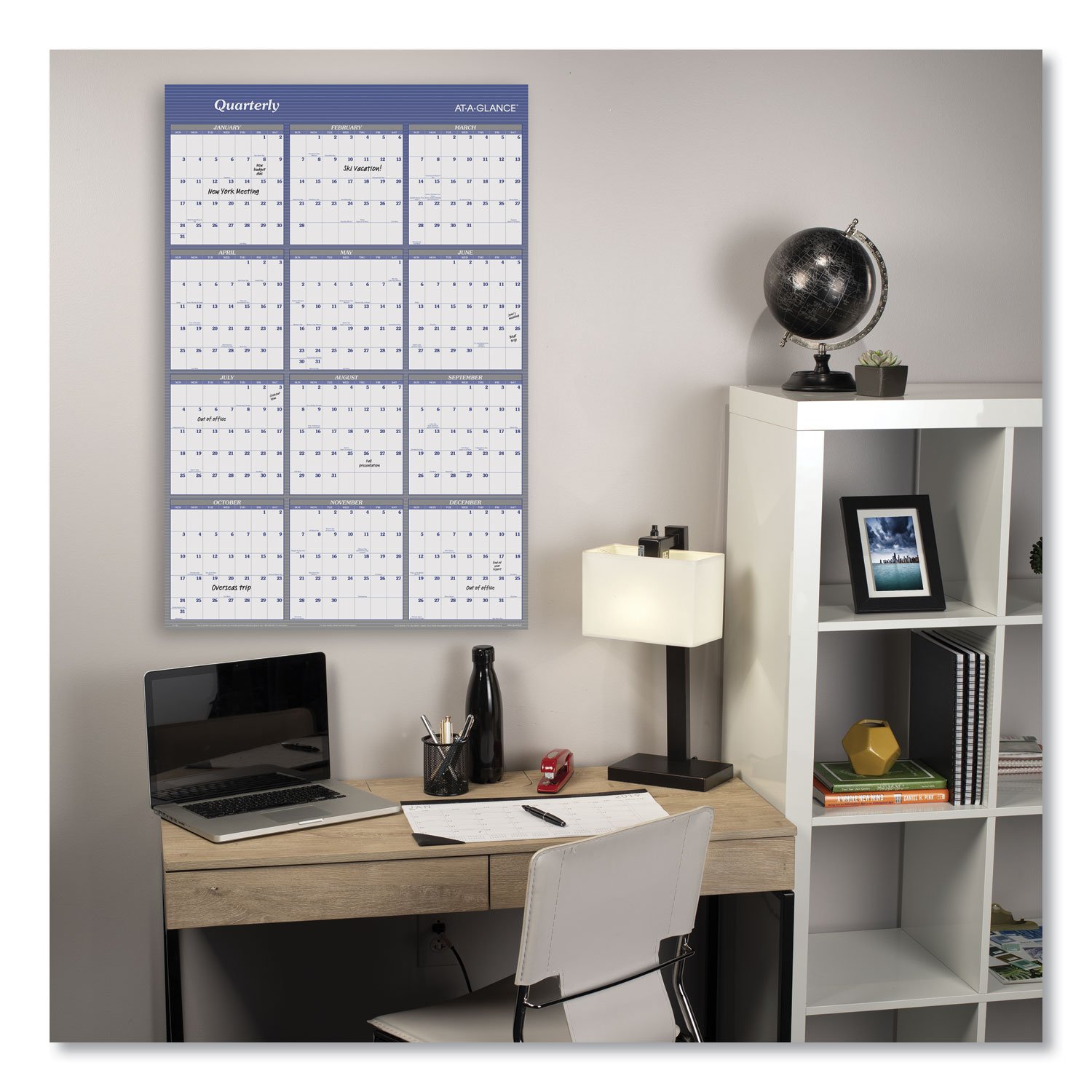 AT-A-GLANCE® Vertical/Horizontal Erasable Quarterly/Monthly Wall Planner - Image 5