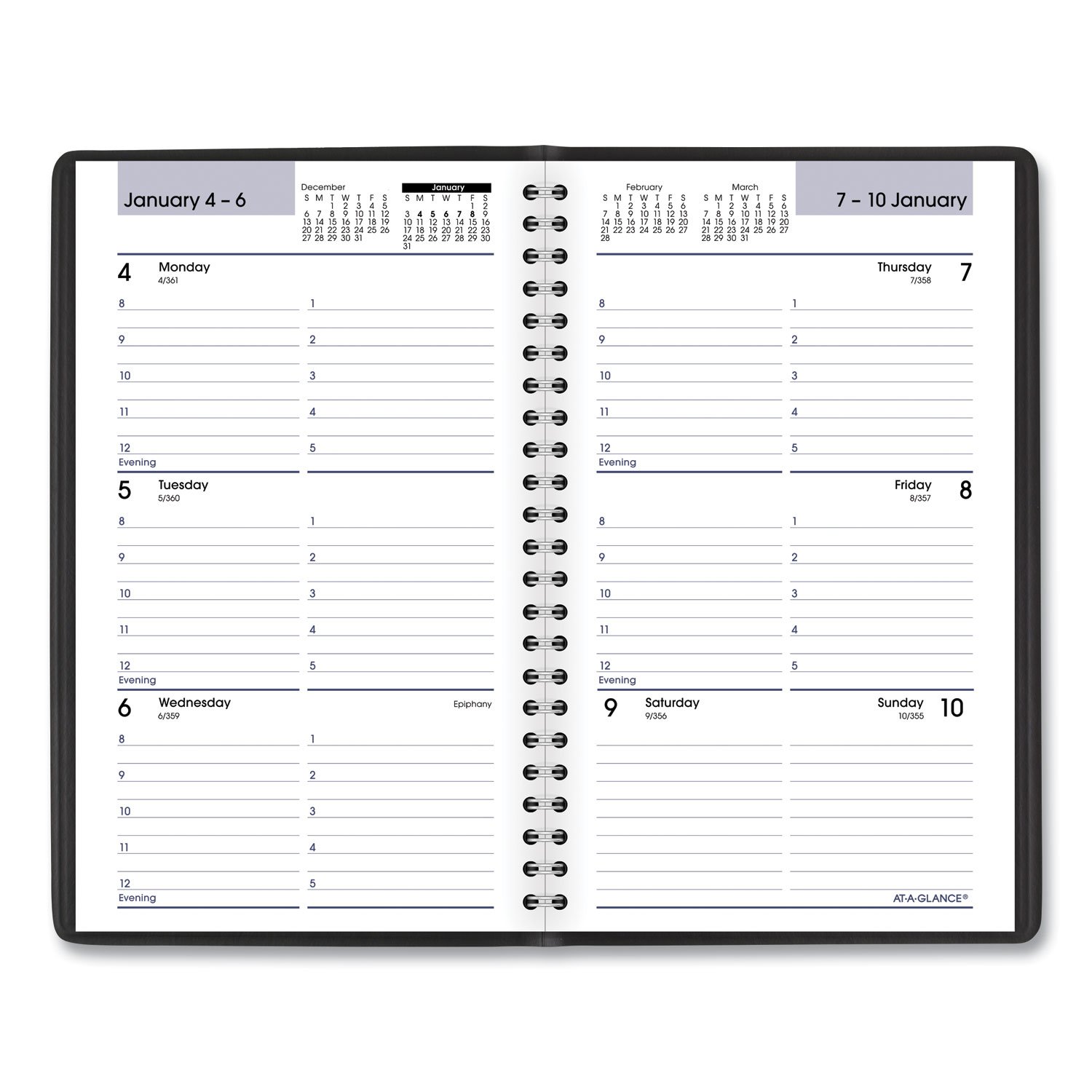 AT-A-GLANCE® DayMinder® Block Format Weekly Appointment Book - Image 2