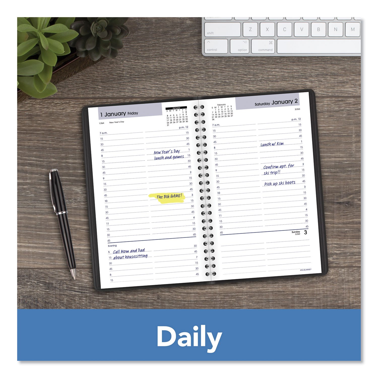 AT-A-GLANCE® DayMinder® Daily Appointment Book - Image 6