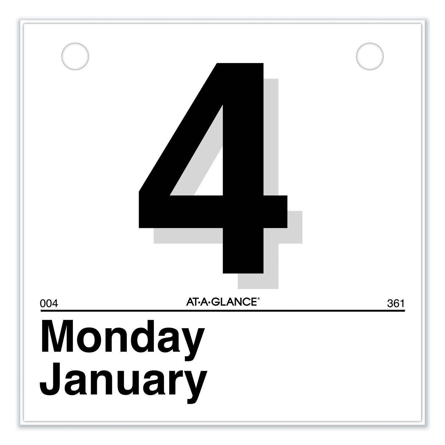 AT-A-GLANCE® Today Is Daily Wall Calendar Refill