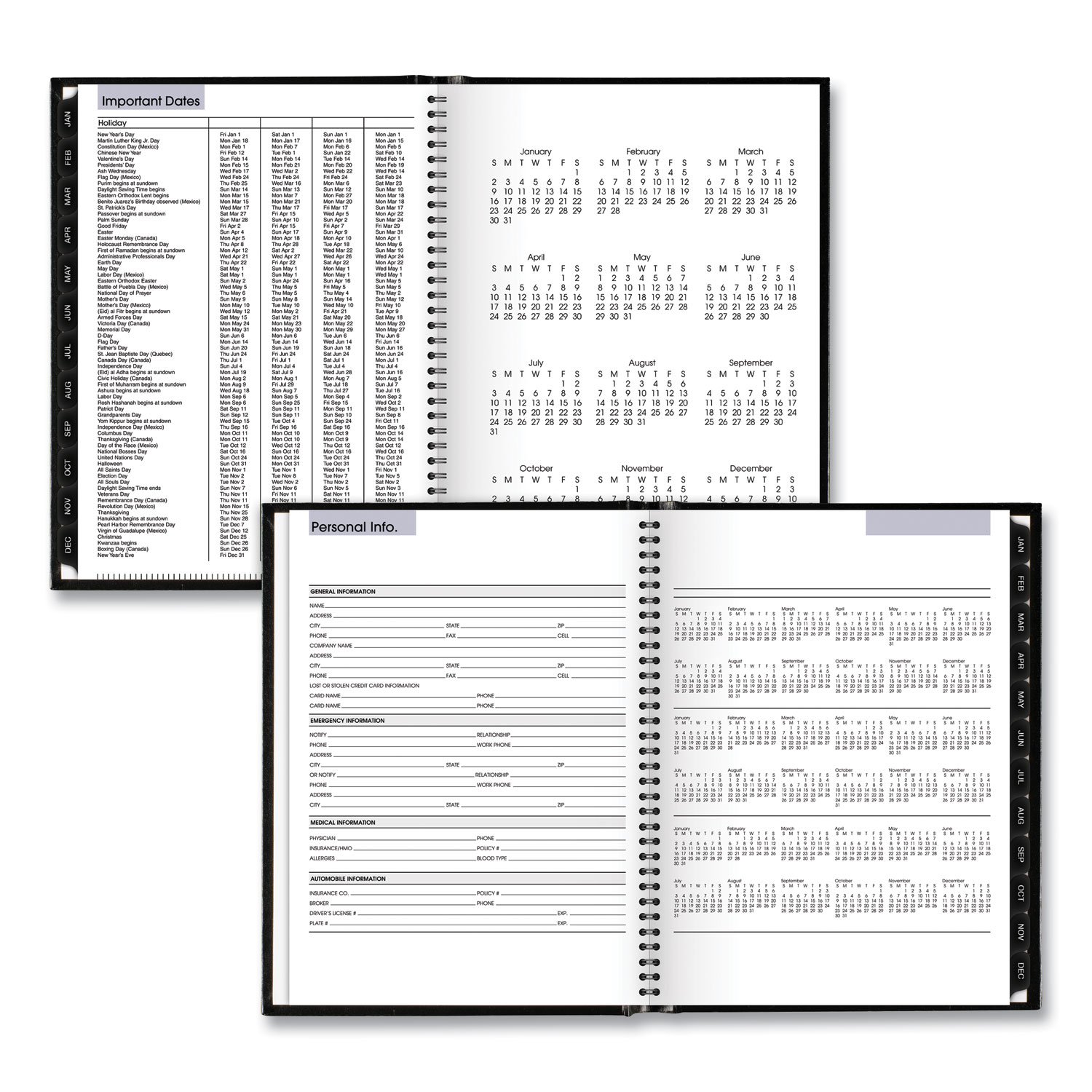 AT-A-GLANCE® DayMinder® Hardcover Weekly Appointment Book - Image 4