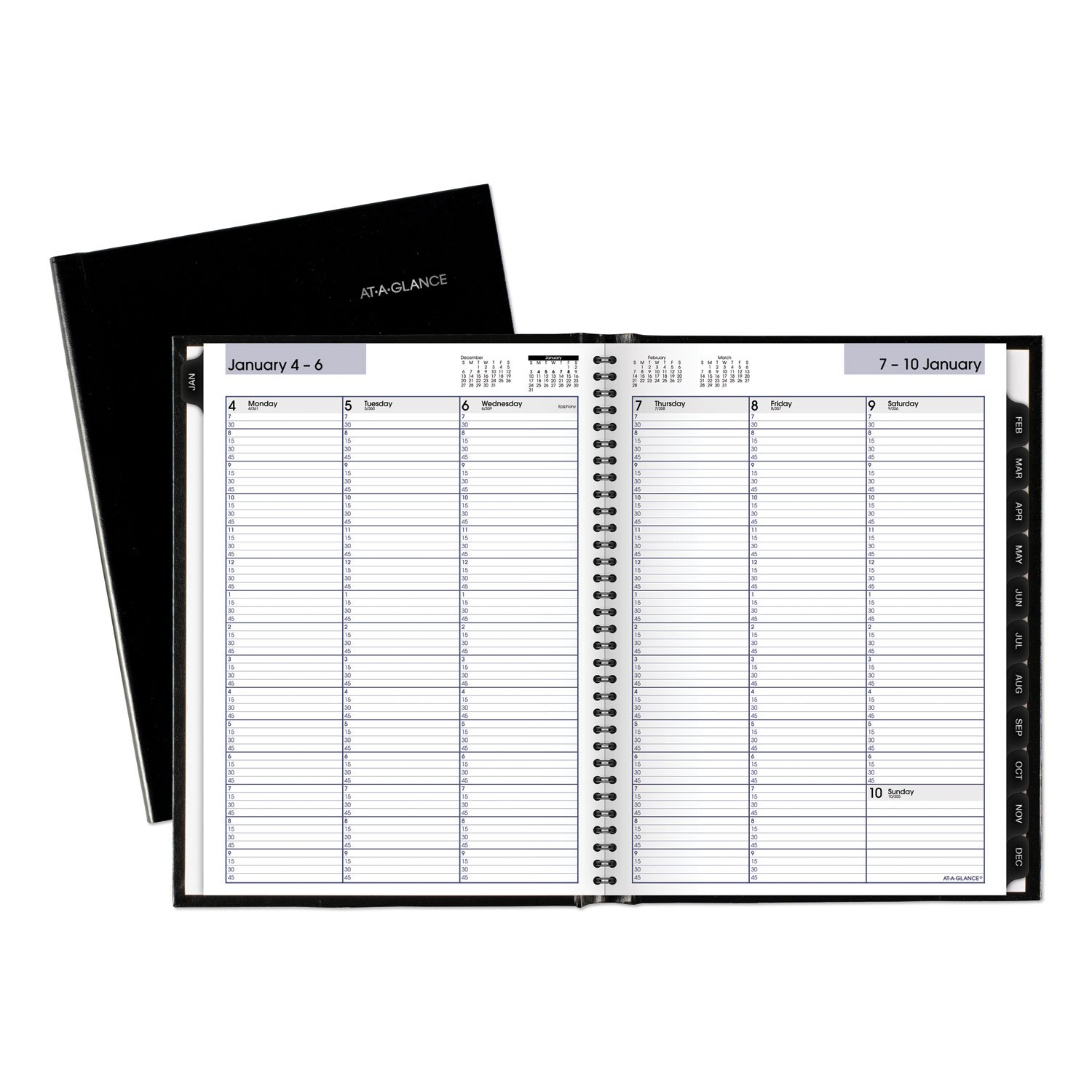 AT-A-GLANCE® DayMinder® Hardcover Weekly Appointment Book