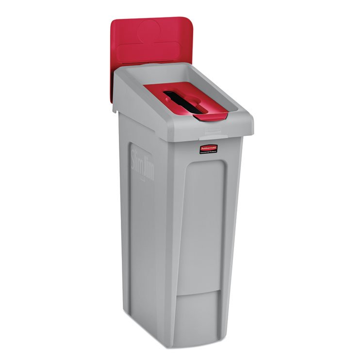 Rubbermaid® Commercial Slim Jim Recycling Station Billboard - Image 2