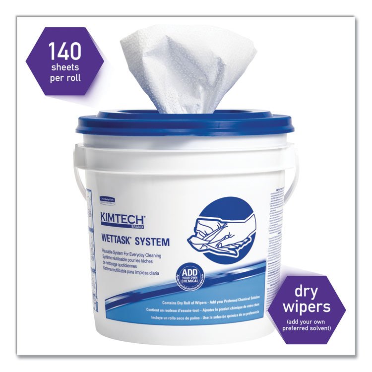 WypAll® Power Clean Wipers WetTask™ Customizable Wet Wiping System - Image 3