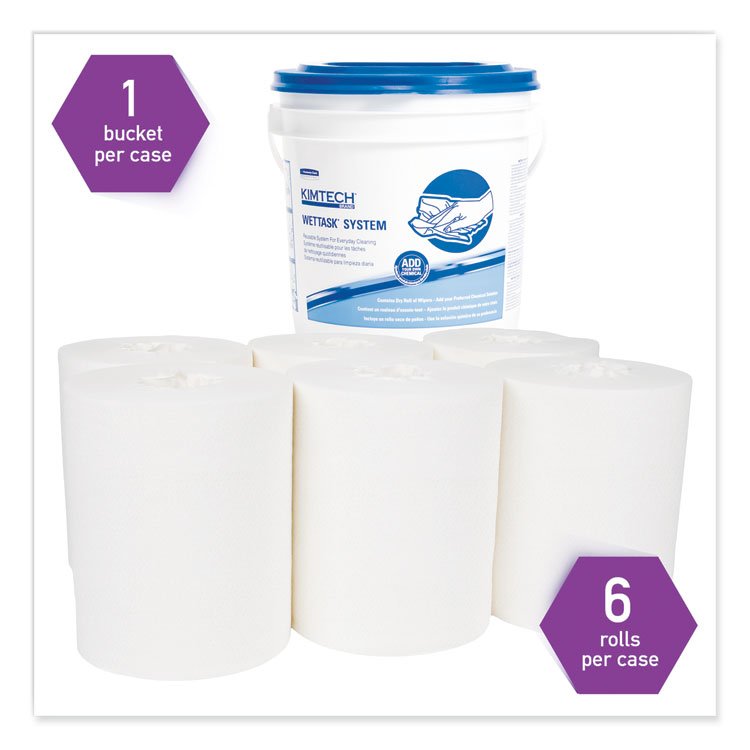 WypAll® Power Clean Wipers WetTask™ Customizable Wet Wiping System - Image 2