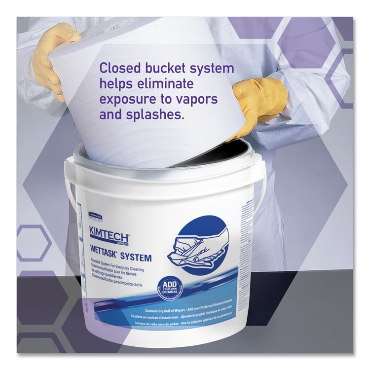 WypAll® Power Clean Wipers WetTask™ Customizable Wet Wiping System - Image 4