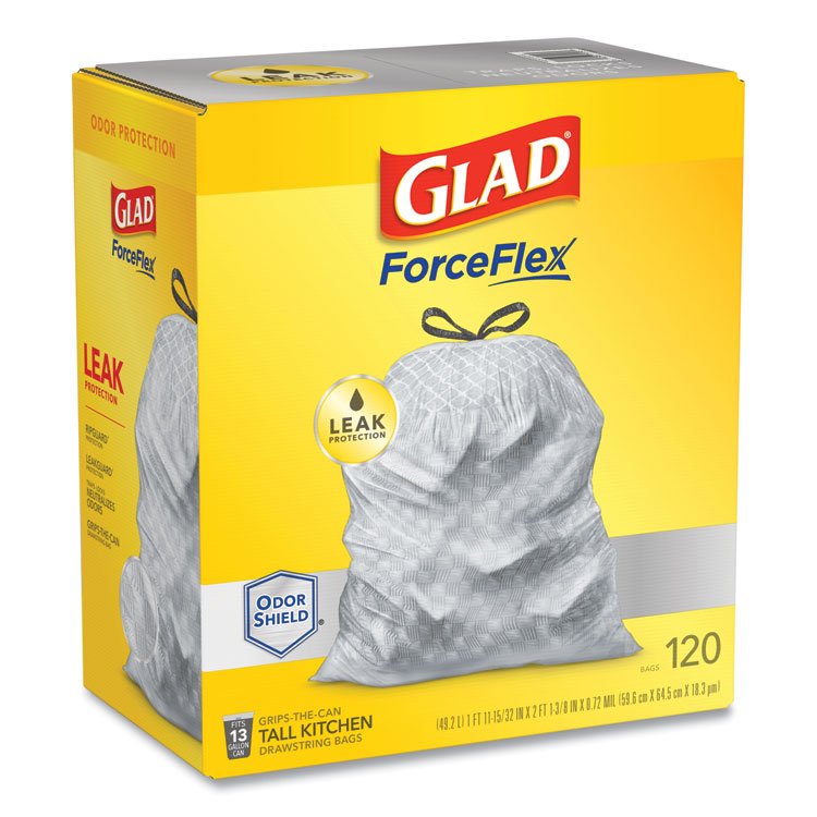 Glad® ForceFlex™ Kitchen Drawstring Trash Bags - Image 11