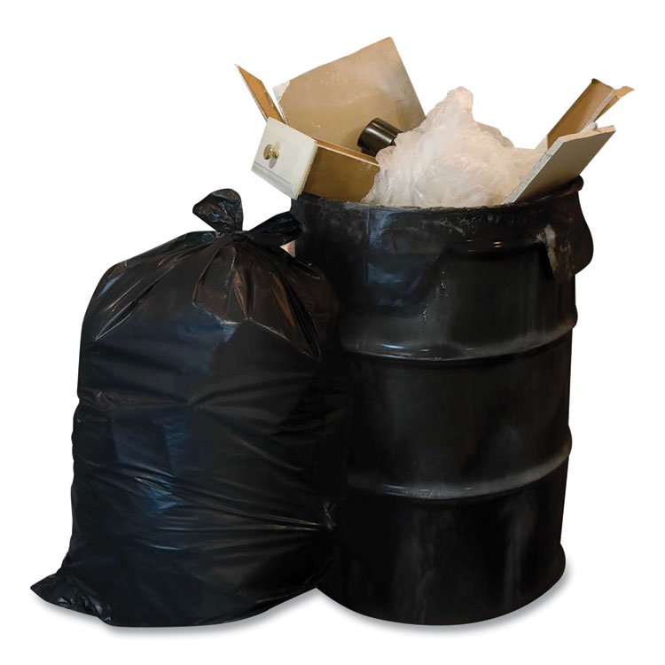 Berry Plastics Heavy-Duty Low-Density Wing Tie Contractor Bags - Image 2