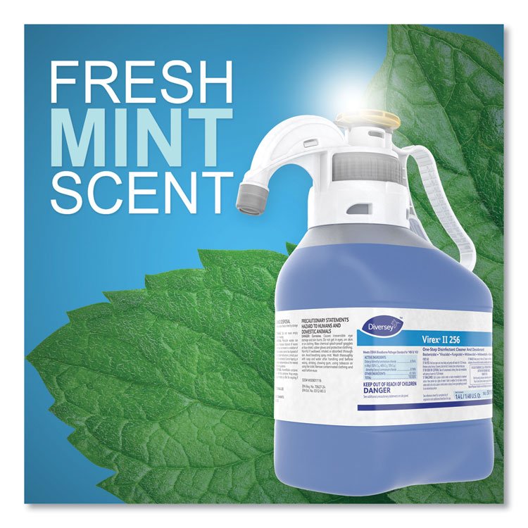 Diversey™ Virex II 256 One-Step Disinfectant Cleaner Deodorant - Image 6