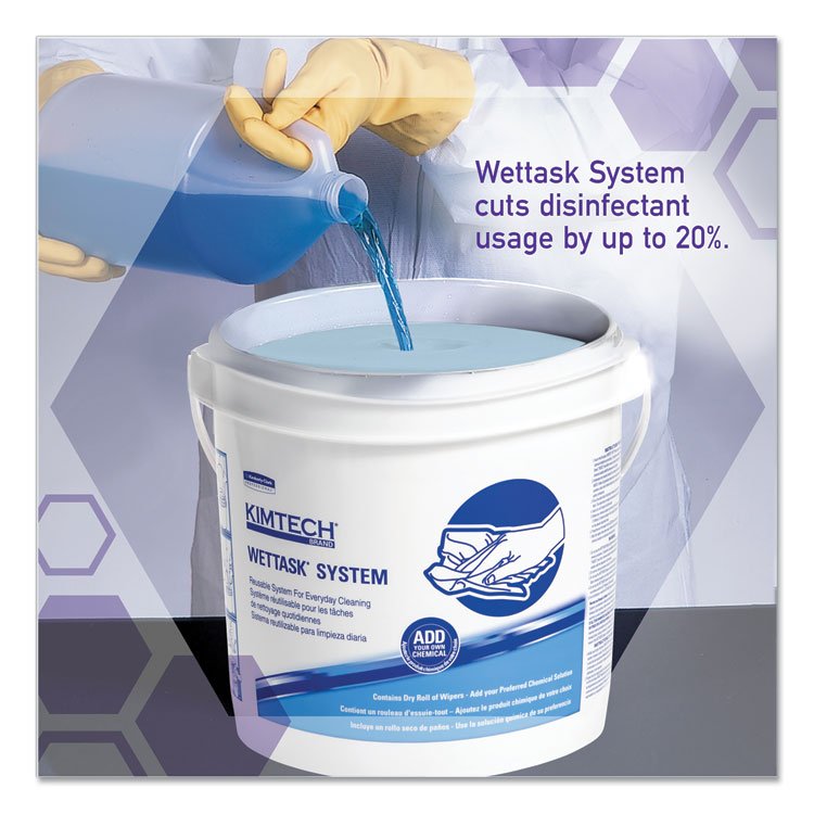 WypAll® Power Clean Wipers WetTask™ Customizable Wet Wiping System - Image 6