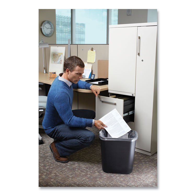 Rubbermaid® Commercial Deskside Plastic Wastebasket - Image 7