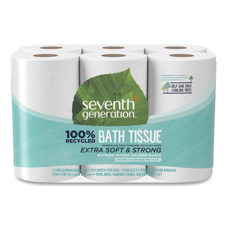 Seventh Generation® 100% Recycled Bathroom Tissue Rolls