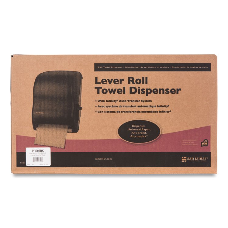 San Jamar® Lever Roll Towel Dispenser - Image 3