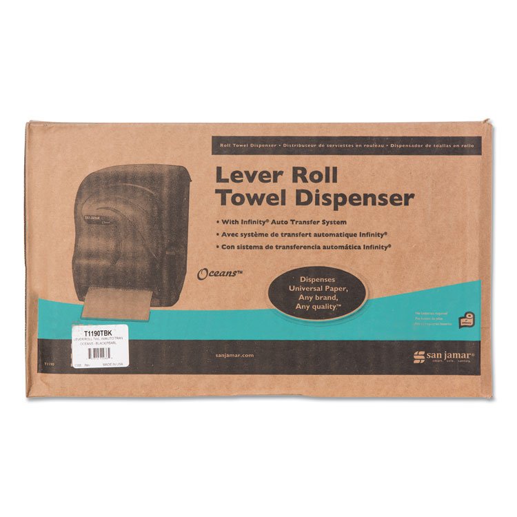 San Jamar® Lever Roll Towel Dispenser - Image 4