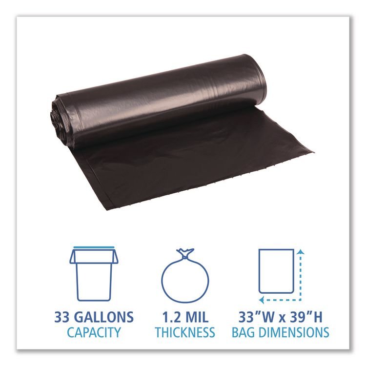 Boardwalk® Recycled Low-Density Polyethylene Can Liners - Image 2