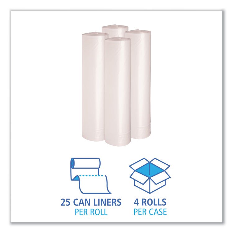 Boardwalk® Recycled Low-Density Polyethylene Can Liners - Image 3