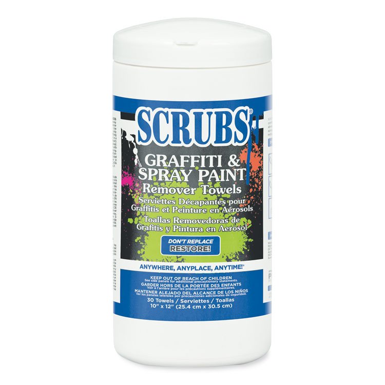SCRUBS® Graffiti & Spray Paint Remover Towels - Image 2