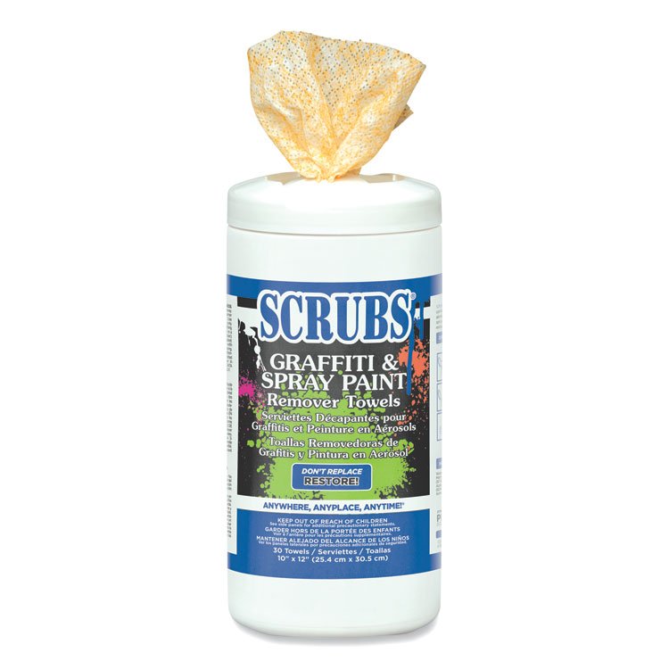 SCRUBS® Graffiti & Spray Paint Remover Towels - Image 4