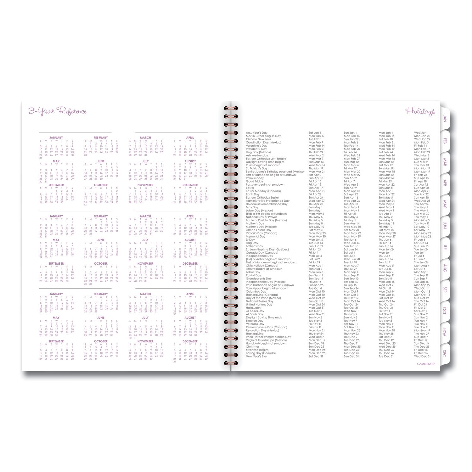 Cambridge® Mina Weekly/Monthly Planner - Image 9