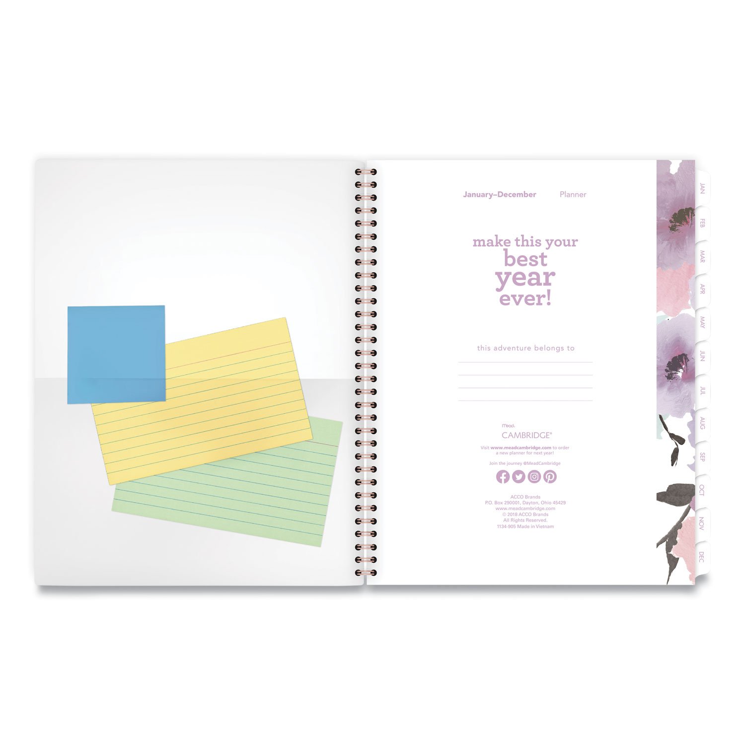 Cambridge® Mina Weekly/Monthly Planner - Image 5