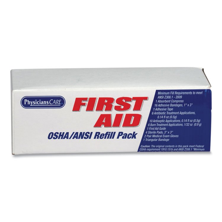 PhysiciansCare® by First Aid Only® OSHA First Aid Refill Pack - Image 3