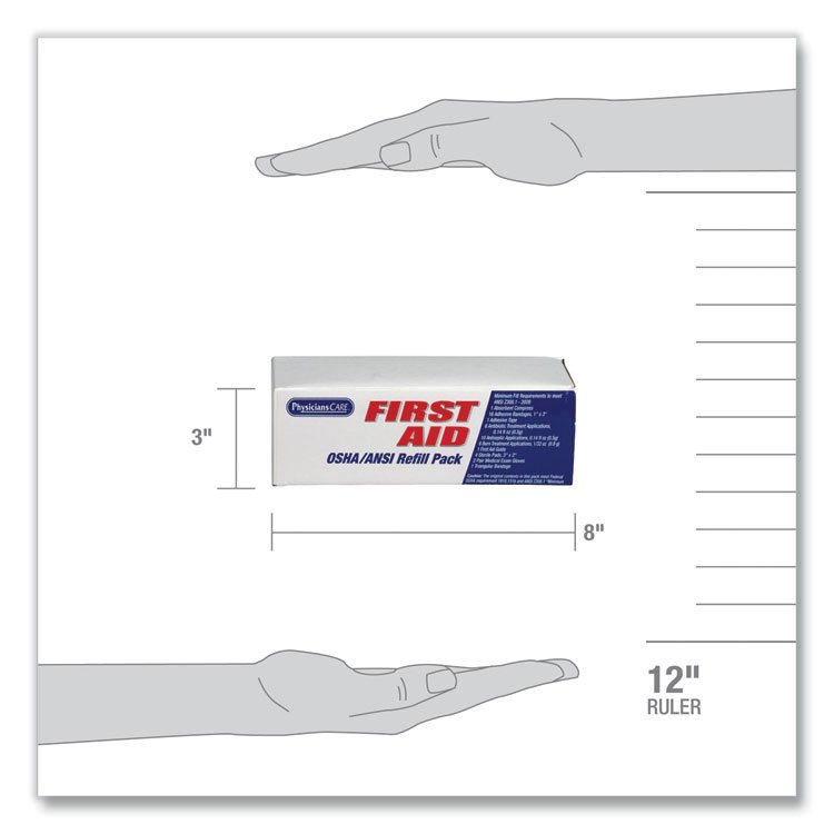 PhysiciansCare® by First Aid Only® OSHA First Aid Refill Pack - Image 4