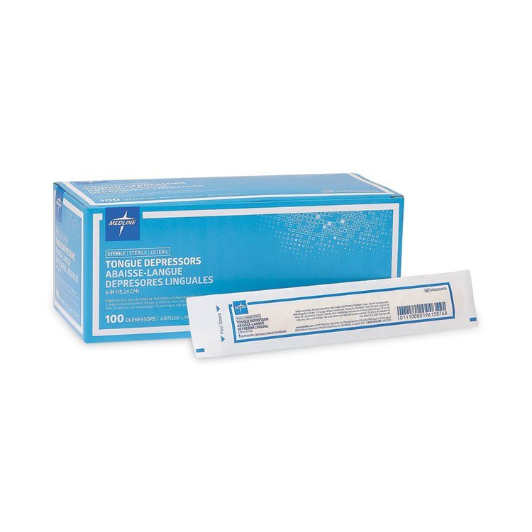 Medline Sterile Tongue Depressors