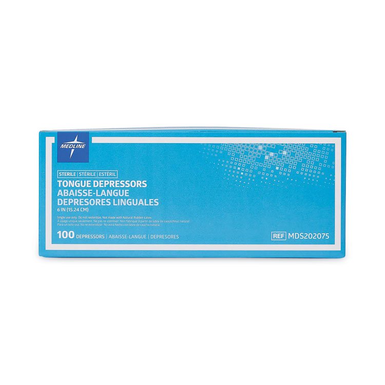 Medline Sterile Tongue Depressors - Image 2
