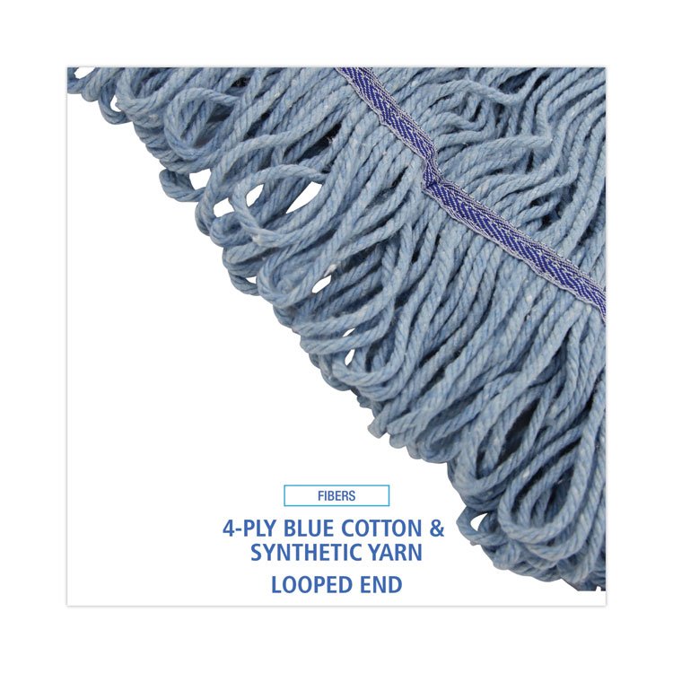 Boardwalk® Loop-End Mop with Scrub Pad - Image 4