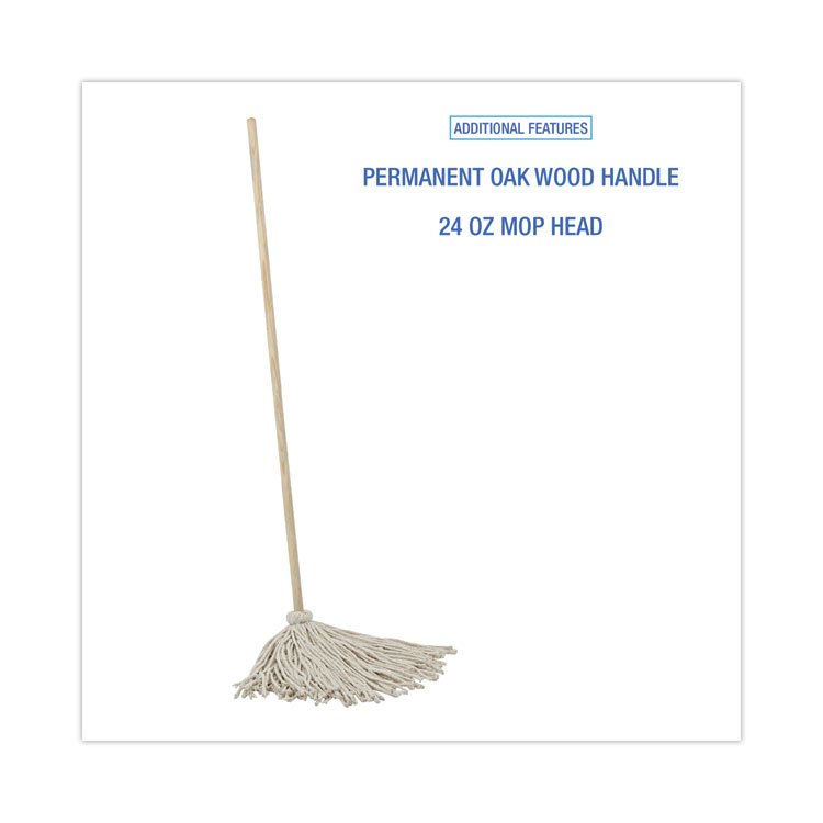 Boardwalk® Cotton Deck Mop - Image 3