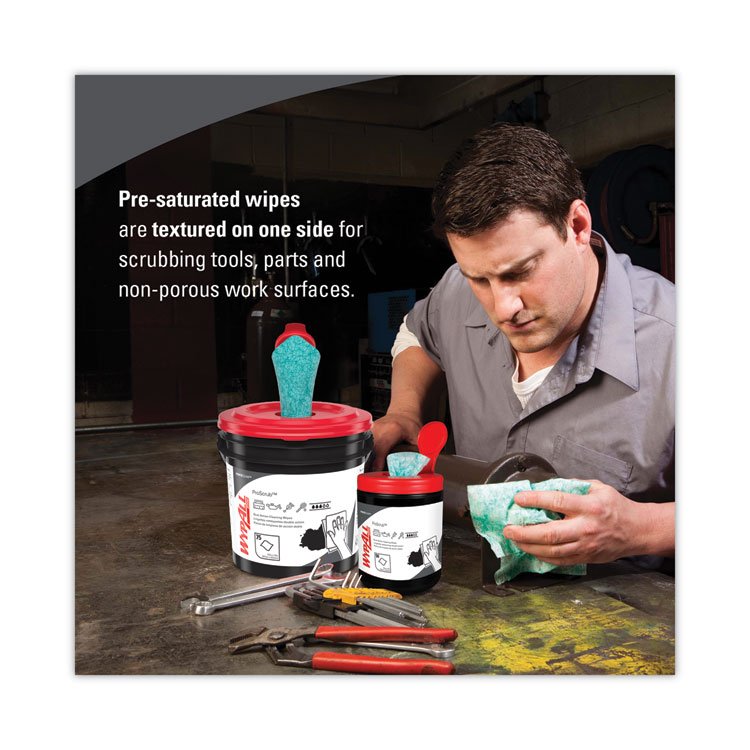 WypAll® Power Clean ProScrub Pre-Saturated Wipes - Image 5