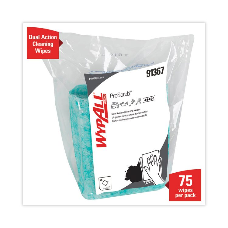 WypAll® Power Clean ProScrub Pre-Saturated Wipes - Image 2