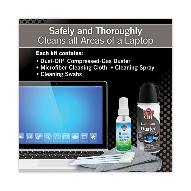 Dust-Off® Laptop Computer Care Kit - Image 3