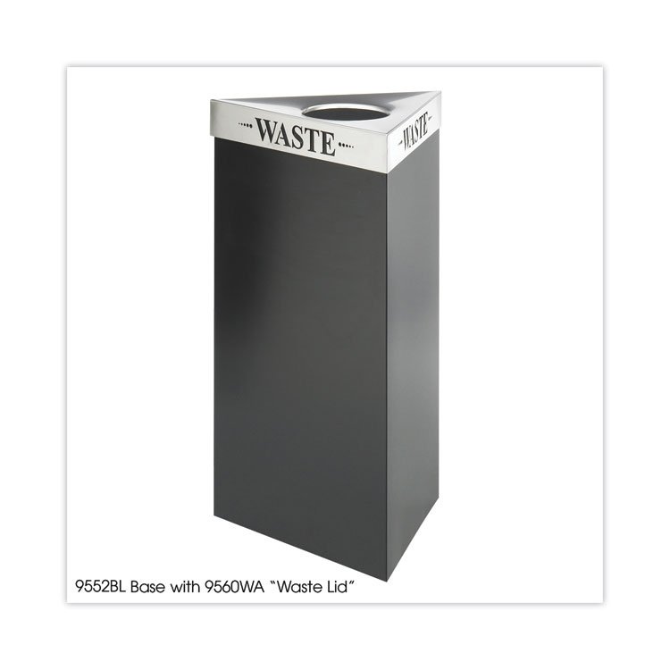 Safco® Trifecta™ Waste Receptacle - Image 2