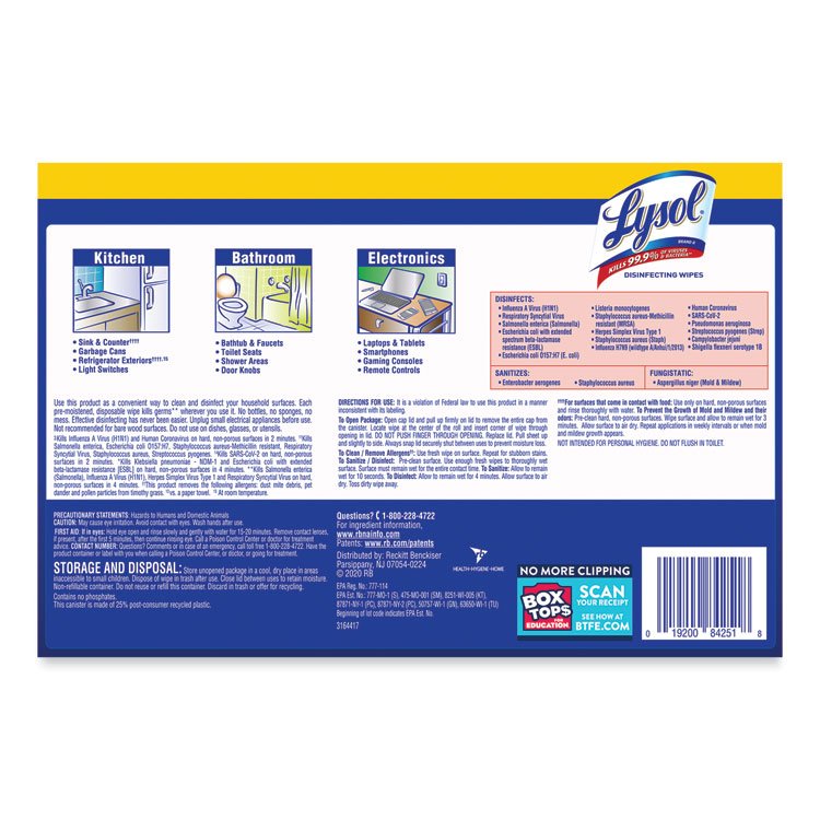 LYSOL® Brand Disinfecting Wipes - Image 8