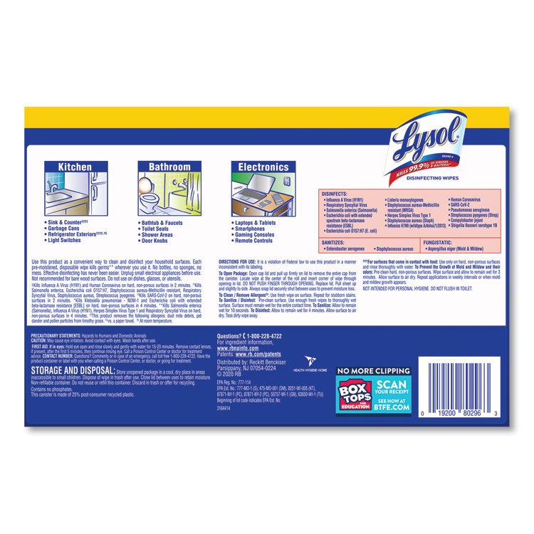 LYSOL® Brand Disinfecting Wipes - Image 7