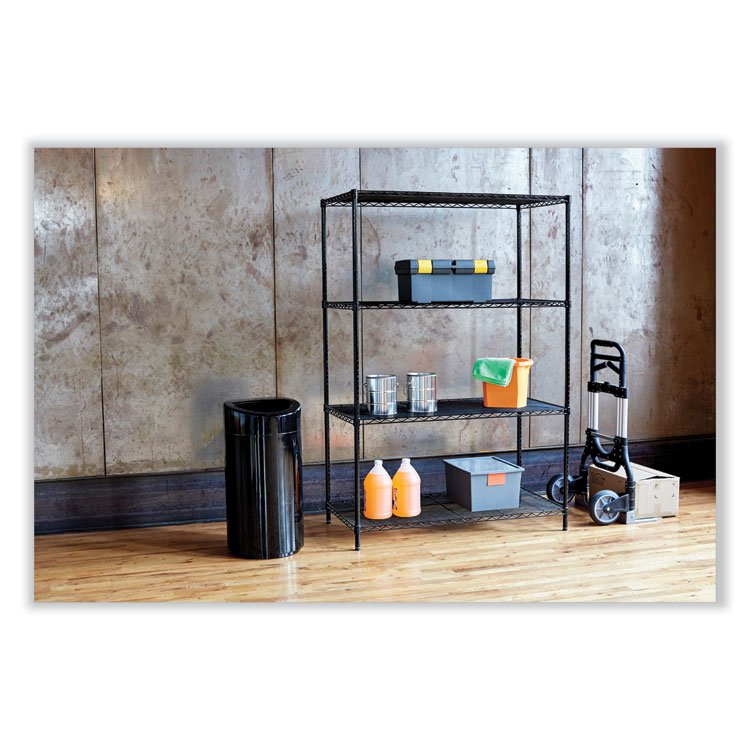 Safco® Open Top Oval Waste Receptacle - Image 4