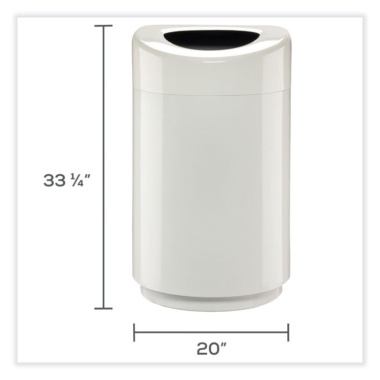 Safco® Open Top Round Waste Receptacle - Image 2