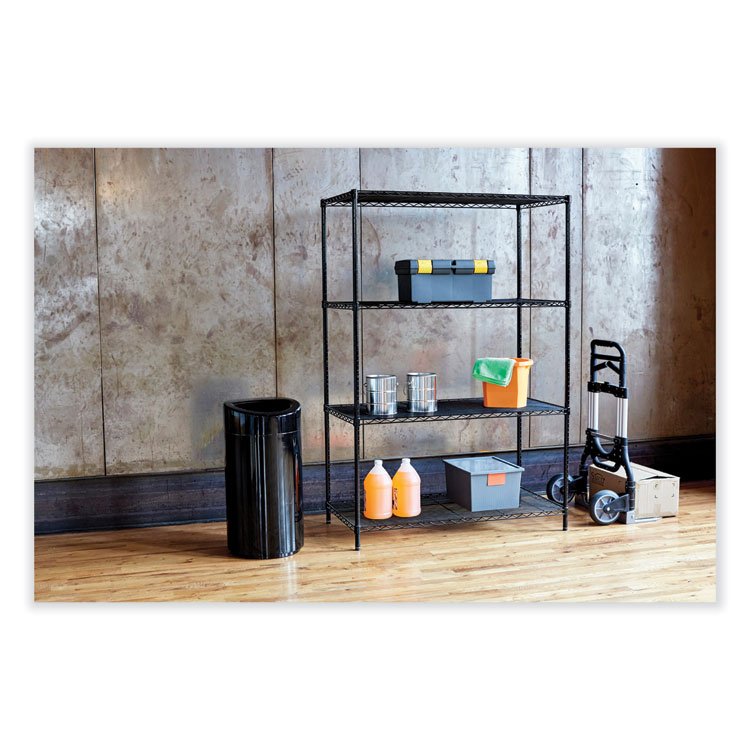 Safco® Open Top Oval Waste Receptacle - Image 4