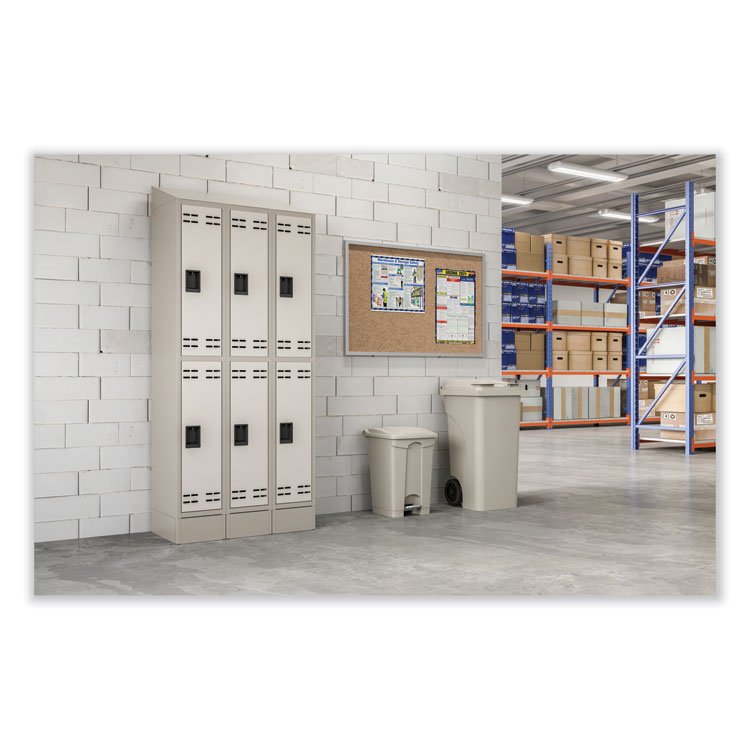 Safco® Plastic Step-On Receptacle - Image 4