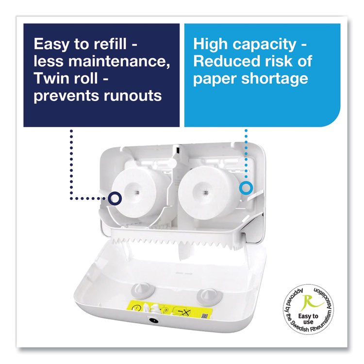 Tork® Elevation® Coreless High Capacity Bath Tissue Dispenser - Image 5
